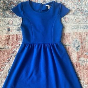 Royal Blue A-line Dress